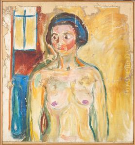 Half-Figure by Edvard Munch