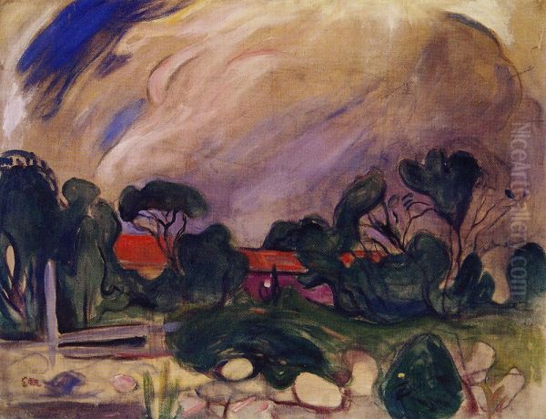 Stormy Landscape - view 1