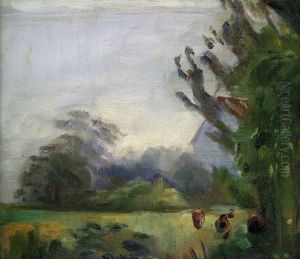 Study of a Landscape by Edvard Munch