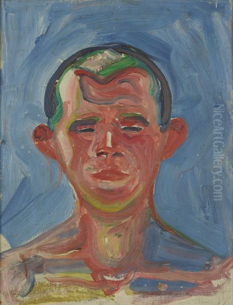 Study of a Young Man's Head - view 1