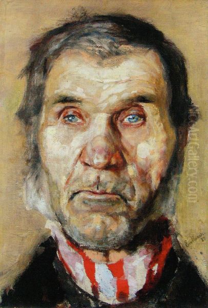 Study of an Old Man's Head - view 1