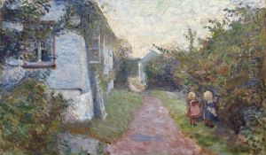 Summer Evening in Asgardstrand by Edvard Munch