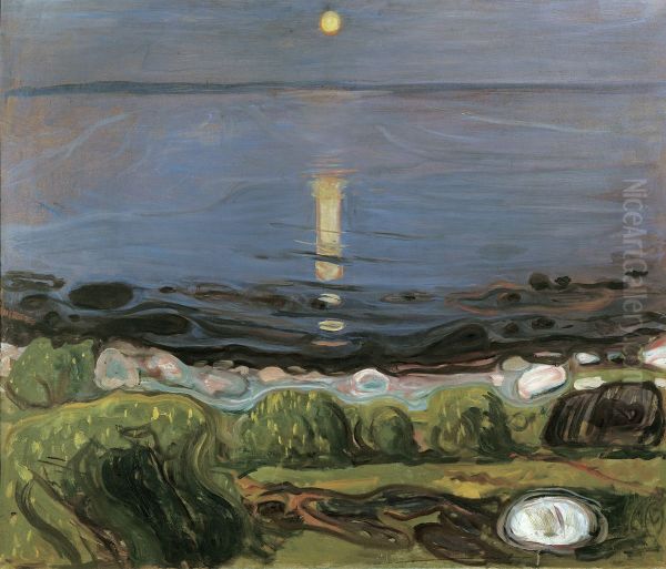Summer Night by the Beach - view 1