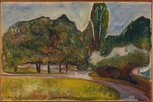 Summer Night in Studenterlunden by Edvard Munch