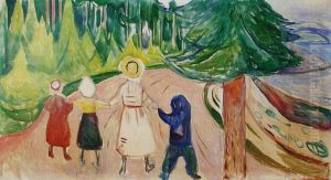 The Fairytale Forest (The Freia Frieze X) by Edvard Munch