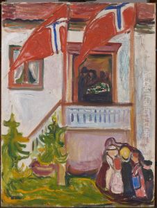 The Funeral by Edvard Munch