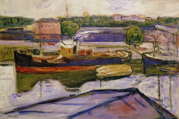 The Harbour of Lubeck - view 1