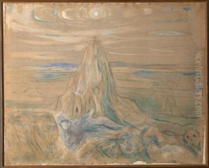 The Human Mountain by Edvard Munch