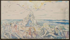 The Human Mountain by Edvard Munch