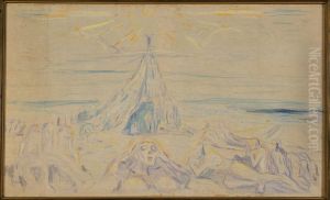 The Human Mountain by Edvard Munch