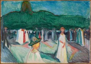 The Promenade by Edvard Munch