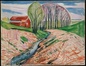 The Red House by Edvard Munch