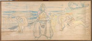 Alma Mater. The Researchers by Edvard Munch
