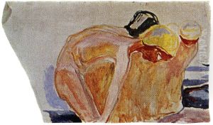 Group of Children Standing by Edvard Munch