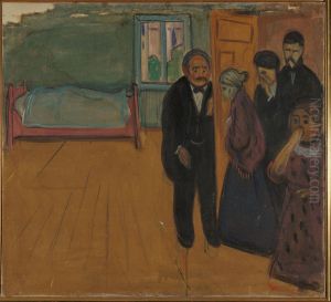 The Smell of Death by Edvard Munch