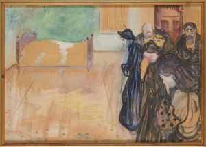 The Smell of Death by Edvard Munch