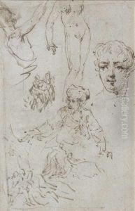 Feuille D'etude by Ludovico Carracci