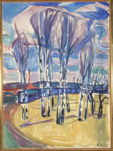 The Tram loop at Skoyen by Edvard Munch