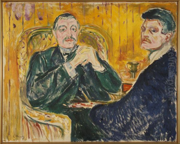Torvald Stang and Edvard Munch - view 1