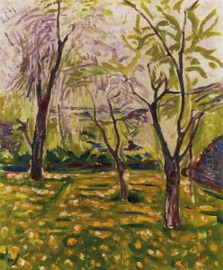 Trees and Buttercups by Edvard Munch
