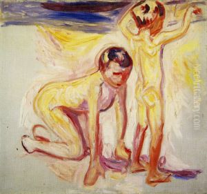 Two Boys on the Beach by Edvard Munch