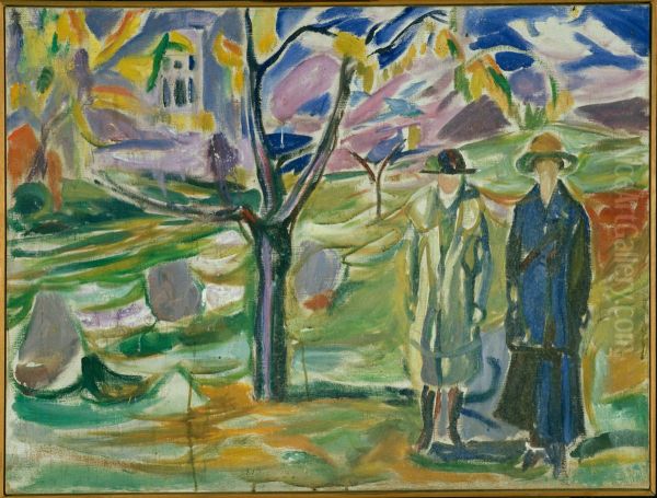 Two Women in the Garden - view 1