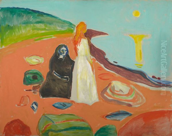 Two Women on the Shore - view 1
