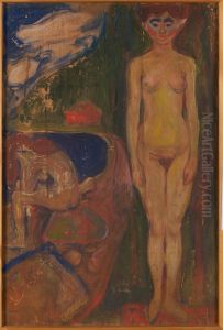 Two Women. Symbolic Study by Edvard Munch