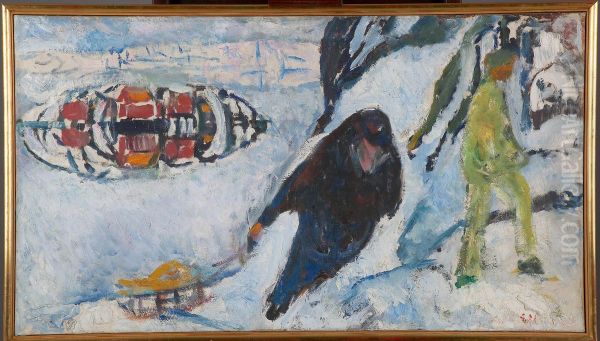Uphill with a Sledge - view 1