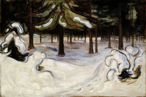 Winter by Edvard Munch