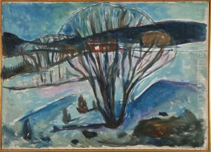Winter Night by Edvard Munch