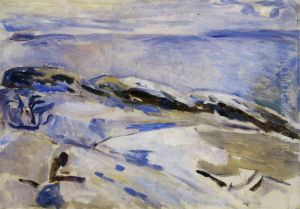 Winter on the Coast by Edvard Munch