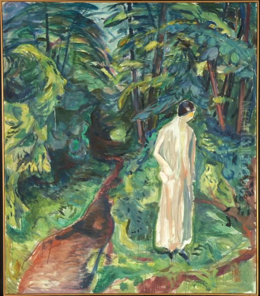 Woman in the Garden - view 1