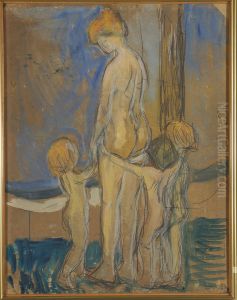 Woman with Children by Edvard Munch