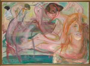 Women in the Bath by Edvard Munch