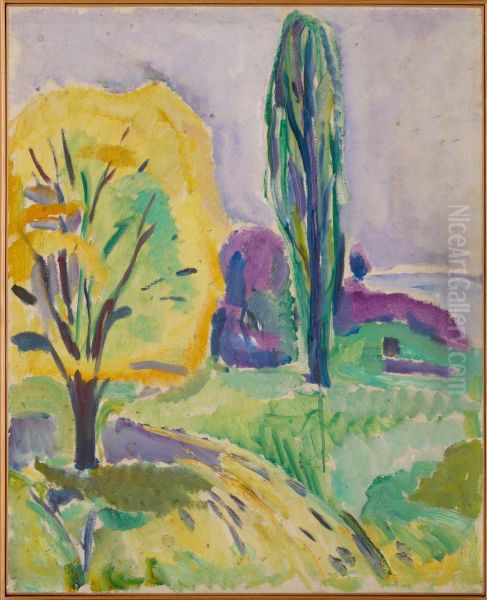 Yellow and Green Tree - view 1