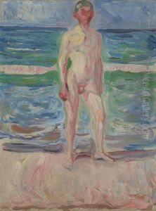 Young Man on the Beach