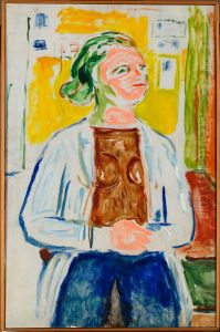 Young Woman by Edvard Munch