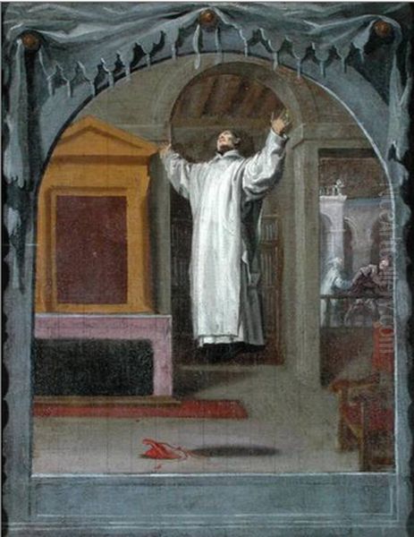 L' Extase du pere Birelle, 24e general de l'ordre de 1346 a 1361 - view 1