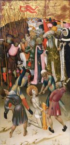 The Flagellation of Saint George by Bernat Martorell