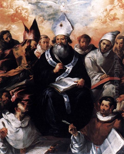 St Basil Dictating His Doctrine - view 1