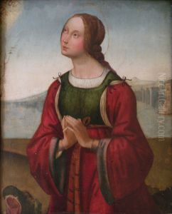 Saint Margaret praying