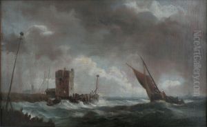 Mer agitee by Willem van de Velde the Younger