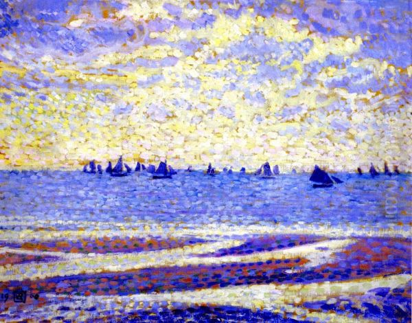Sailboats on the Sea - view 1