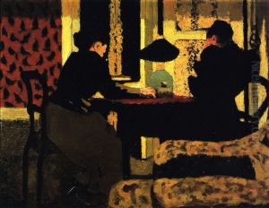 Under the Lamp by Jean-Edouard Vuillard