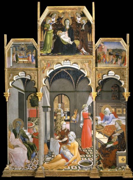 Birth of the Virgin; Stories of the life of the Virgin - view 1