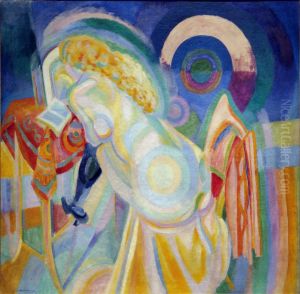 Nu a la toilette (Nu a la coiffeuse) by Robert Delaunay