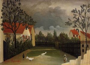 Der Huhnerhof by Henri Julien Rousseau
