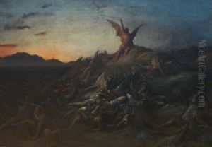 La Chute des anges rebelles by Gustave Dore