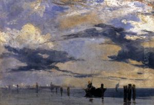 On the Adriatic by Richard Parkes Bonington